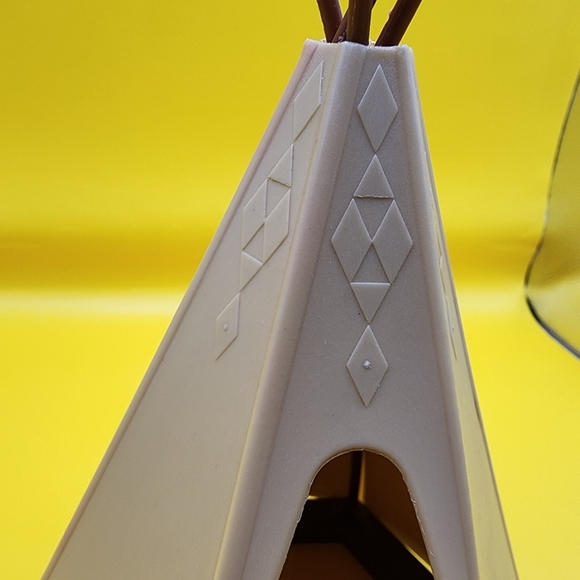Vintage Teepee Indian Native American Tent from Playmobil 3483 Plastic - Picture 4 of 5